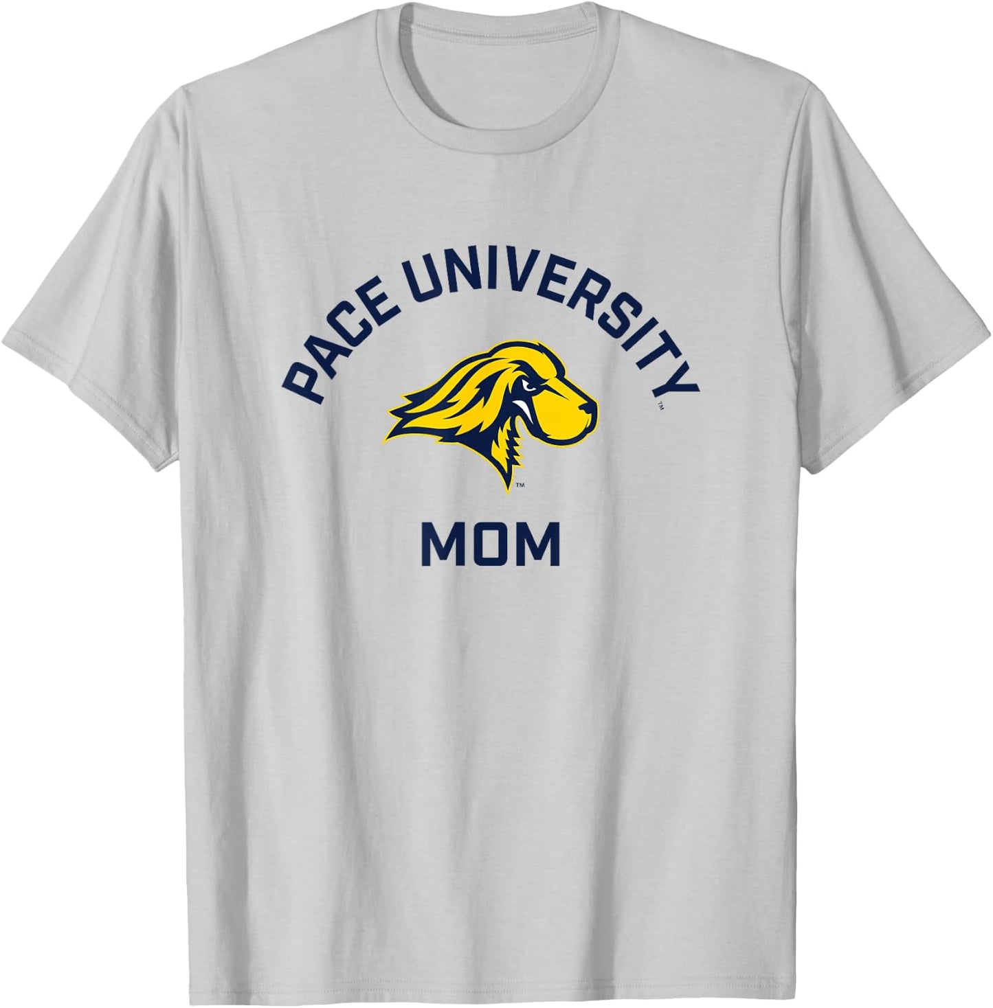 Pace University Setters Arched Mom T-Shirt - T-Shirt | Ash