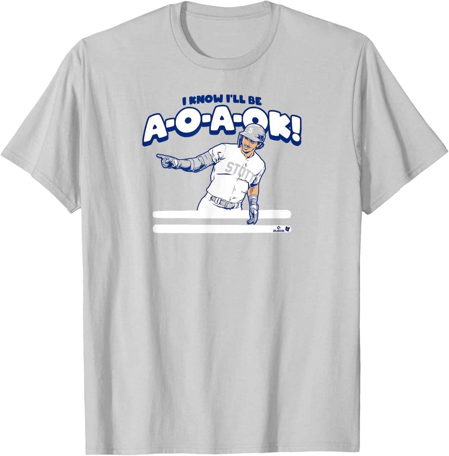 Bryson Stott - A-O-A-OK - Philadelphia Baseball T-Shirt - T-Shirt | Ash