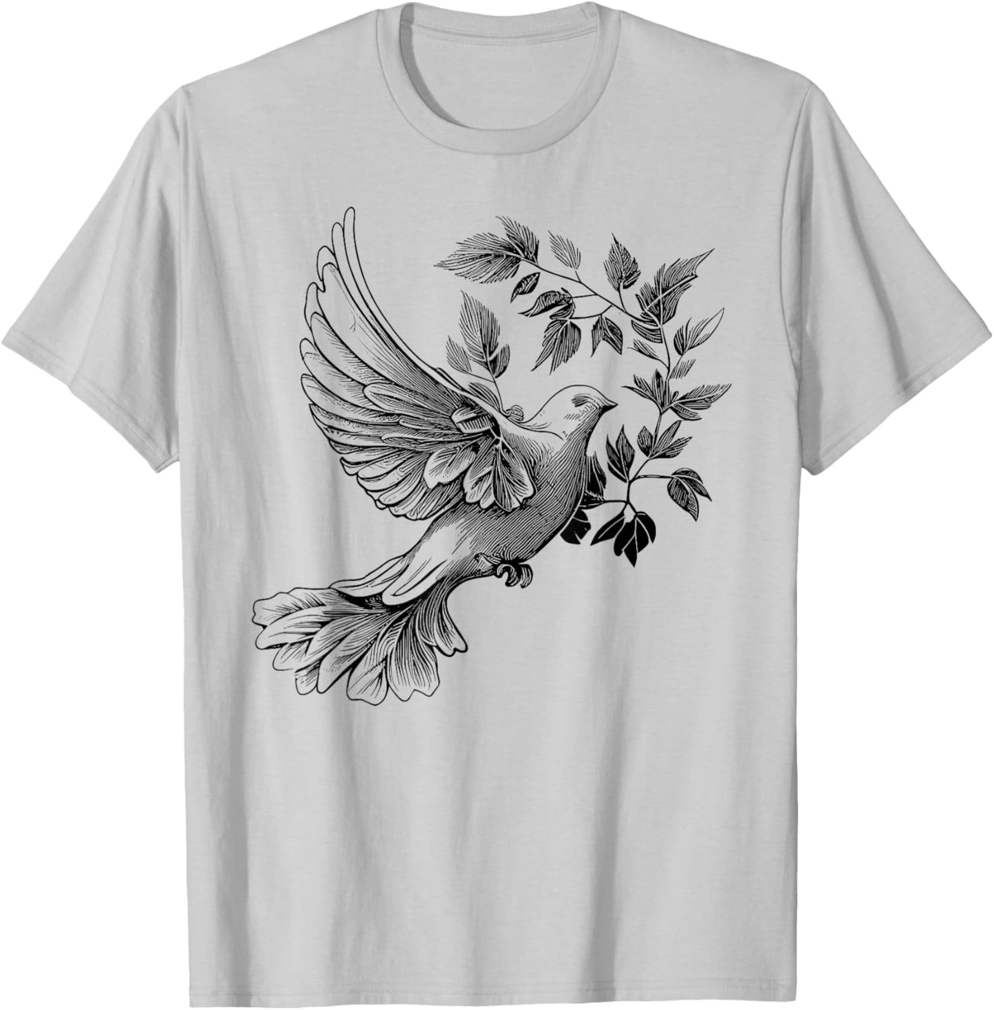 White dove of peace world peace white dove of peace T-Shirt - T-Shirt | Ash