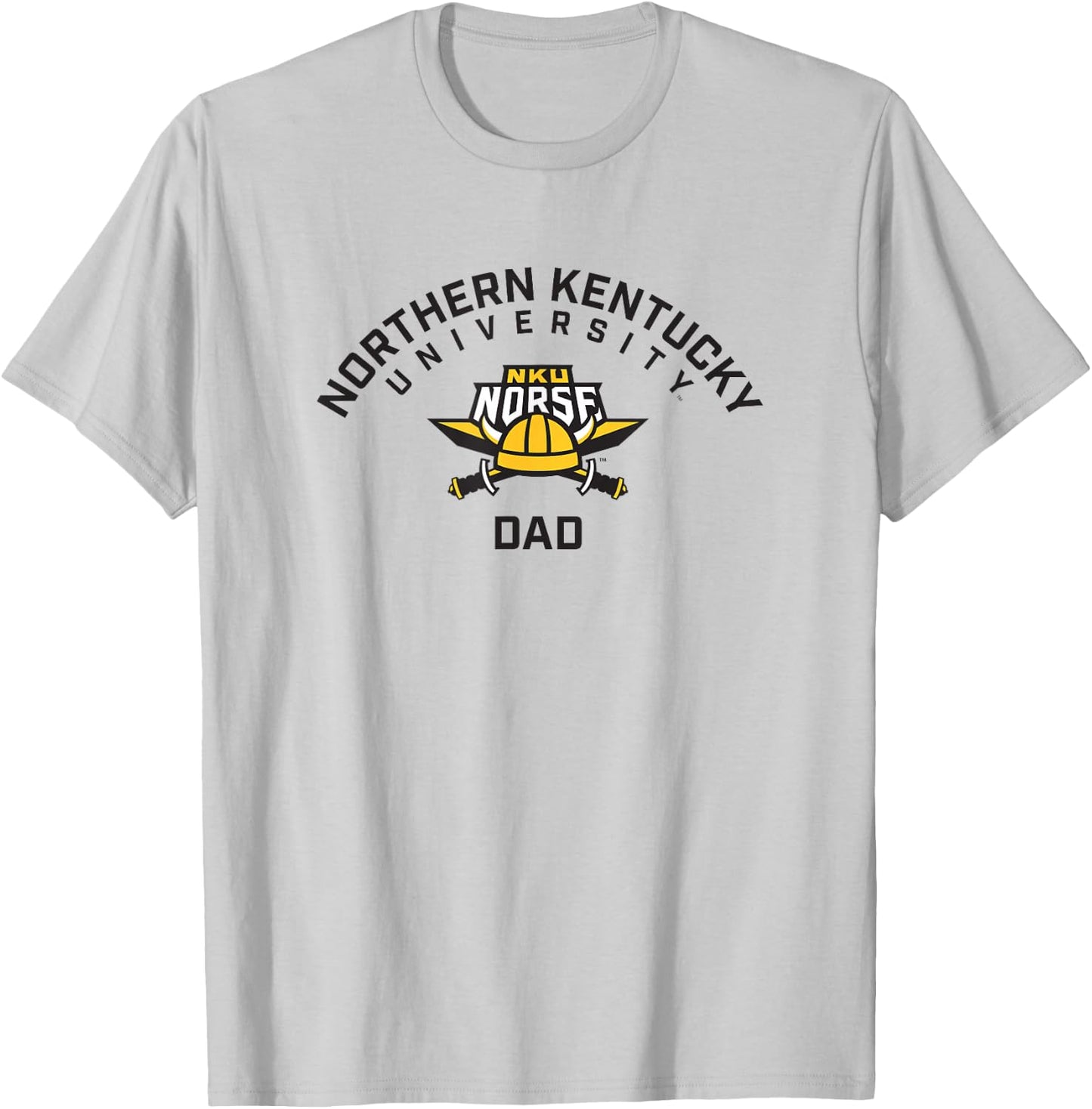 Northern Kentucky University NKU Norse Arched Dad T-Shirt - T-Shirt | Ash
