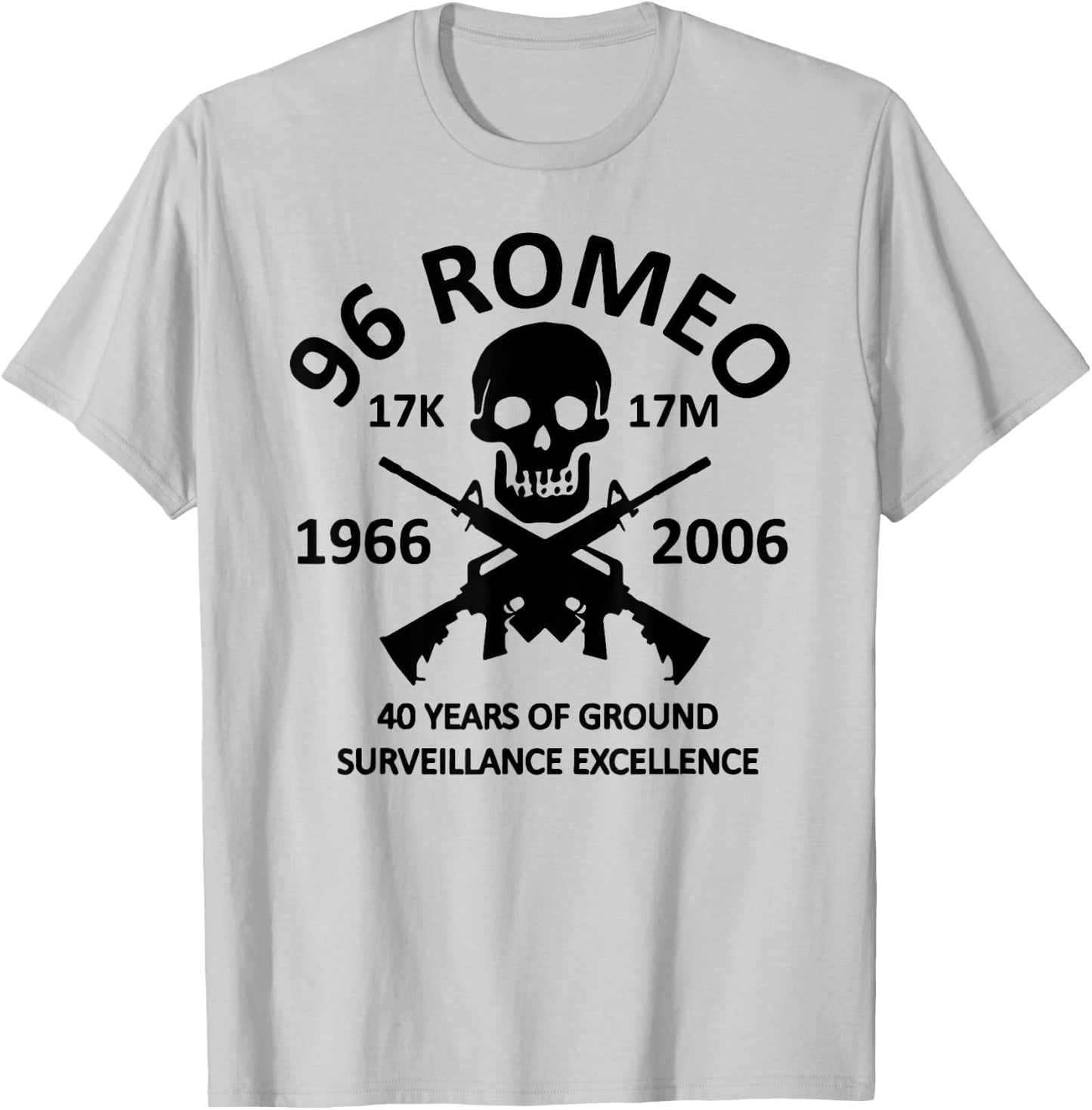 96 Romeo 40 Year Anniversary T-Shirt - T-Shirt | Ash