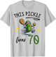 THIS PICKLE TURNS 70 PICKLEBALL 70th BIRTHDAY T-Shirt - T-Shirt | Ash