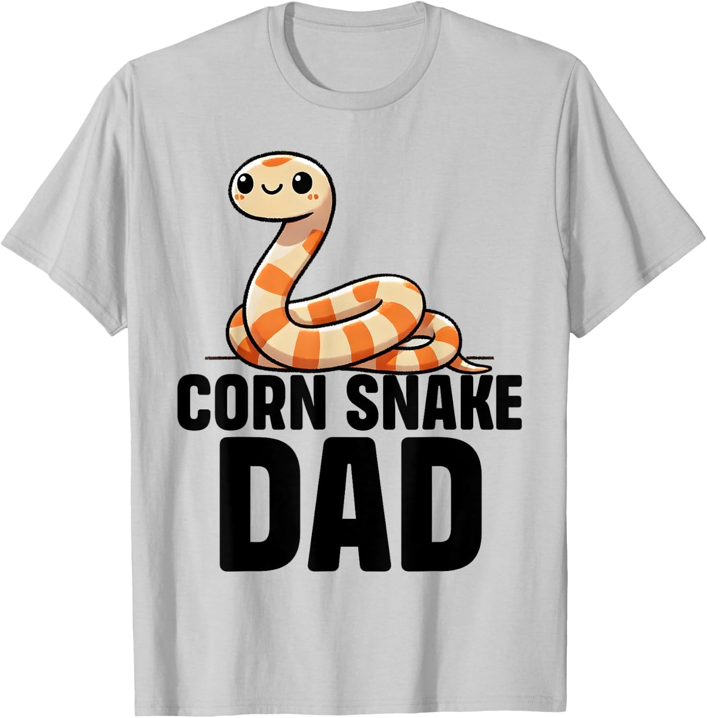 Corn Snake Pet Snake Funny Corn Snake Dad T-Shirt - T-Shirt | Ash