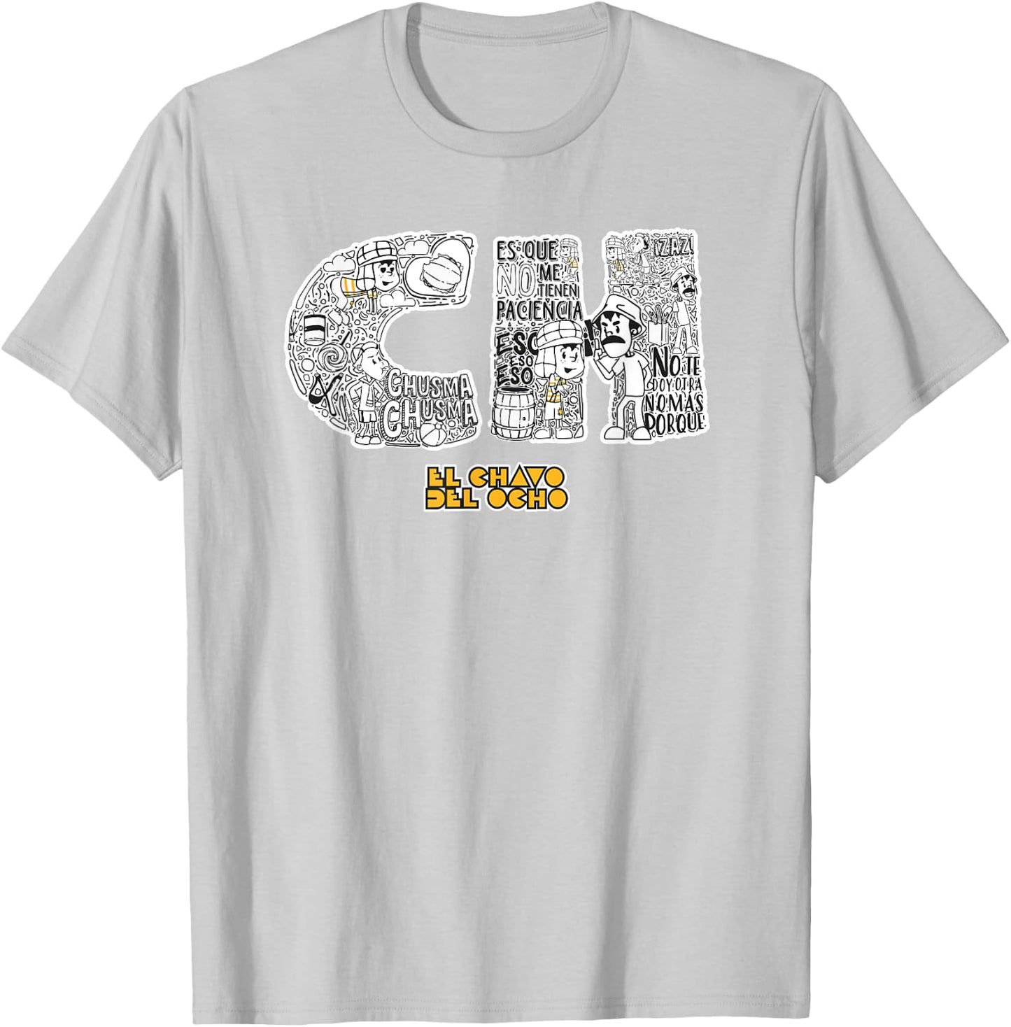 El Chavo - Colorful Desings for Kids, Teen, Women & Men T-Shirt - T-Shirt | Ash