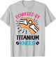 After Knee Surgery Gift Knee Replacement T-Shirt - T-Shirt | Ash