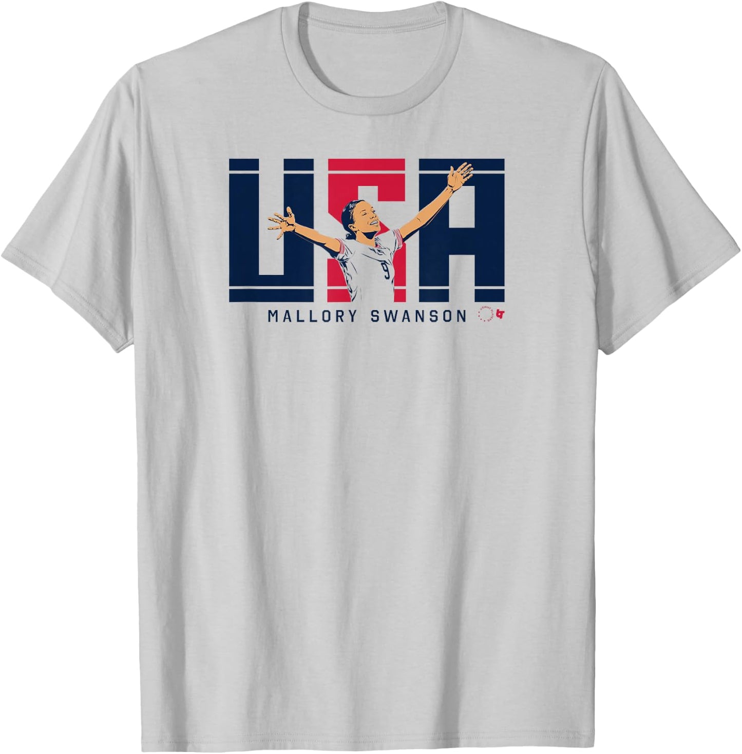 Mallory Swanson - USA - United States Women's Soccer T-Shirt - T-Shirt | Ash