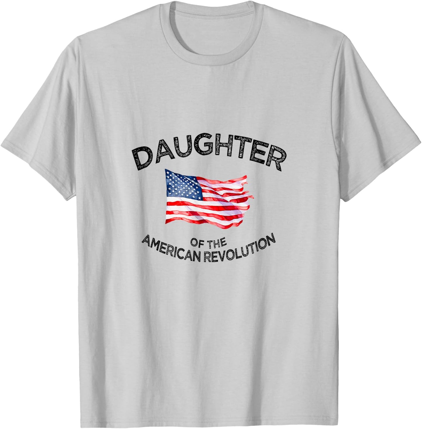 Daughters American Revolution DAR Star Historic US Patriot T-Shirt - T-Shirt | Ash