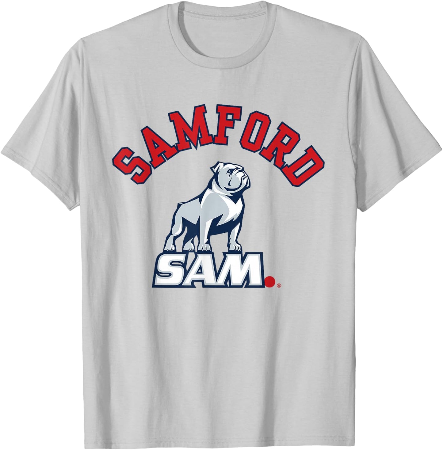 Samford Bulldogs | Official NCAA Merch | NCAFSAM04 T-Shirt - T-Shirt | Ash
