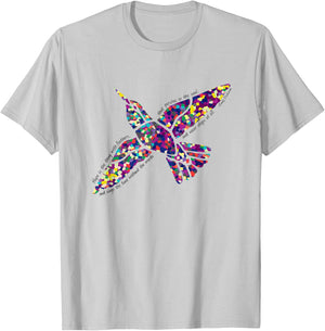 Hope Is the Thing With Feathers Emily Dickinson Poem T-Shirt - T-Shirt | Ash