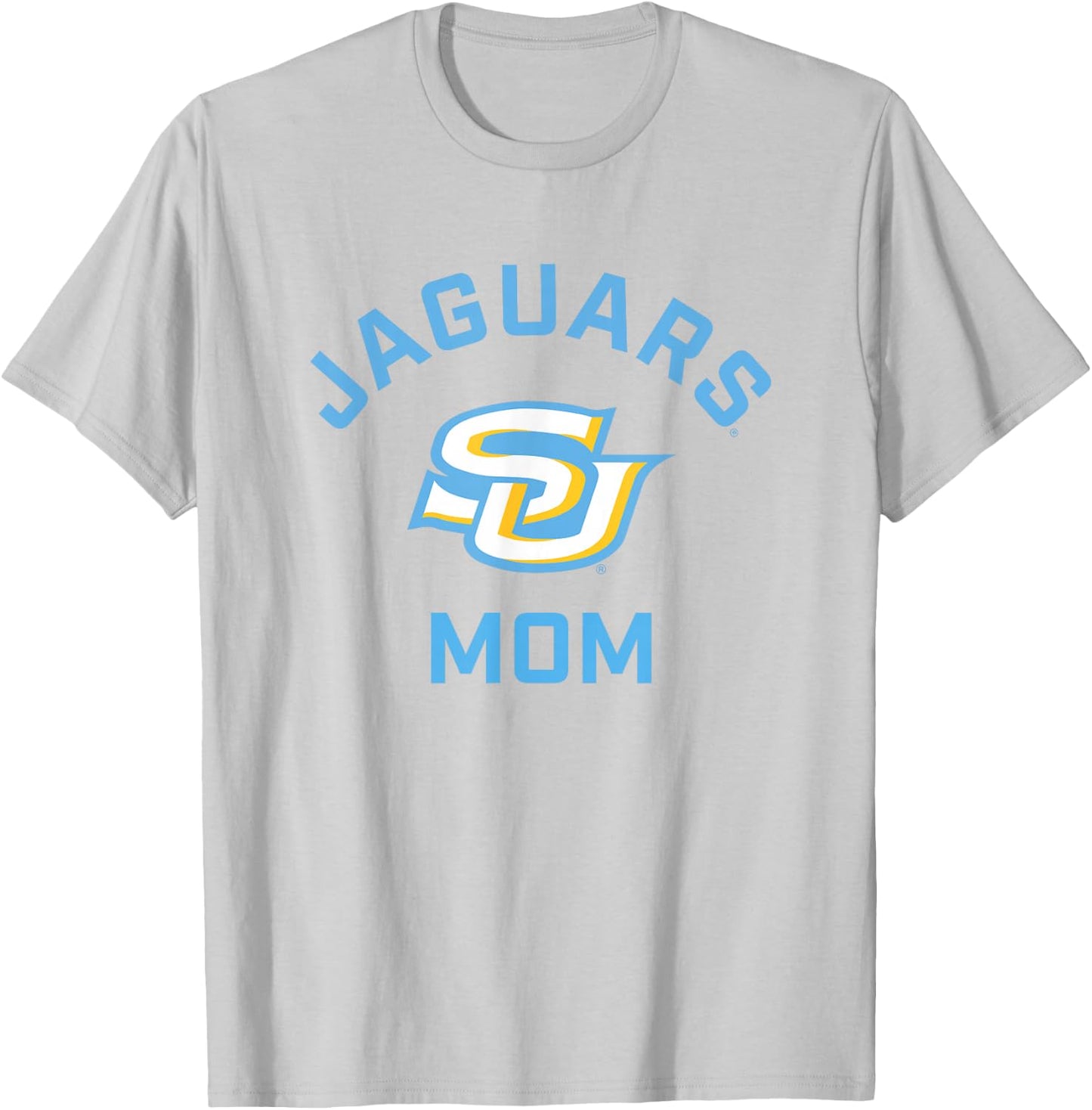 Southern University Jaguars Arched Mom T-Shirt - T-Shirt | Ash
