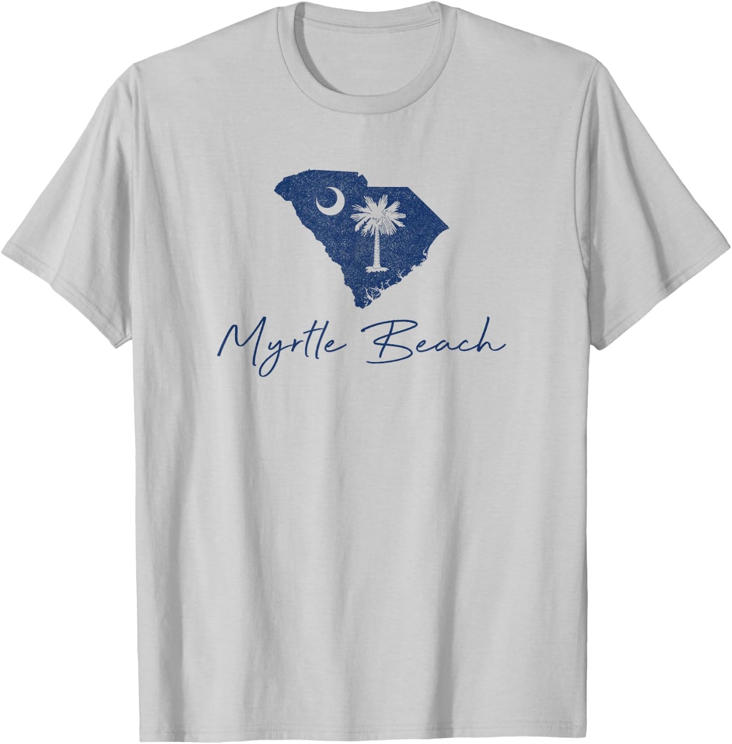 Myrtle Beach South Carolina SC Vacation Souvenir T-Shirt - T-Shirt | Ash