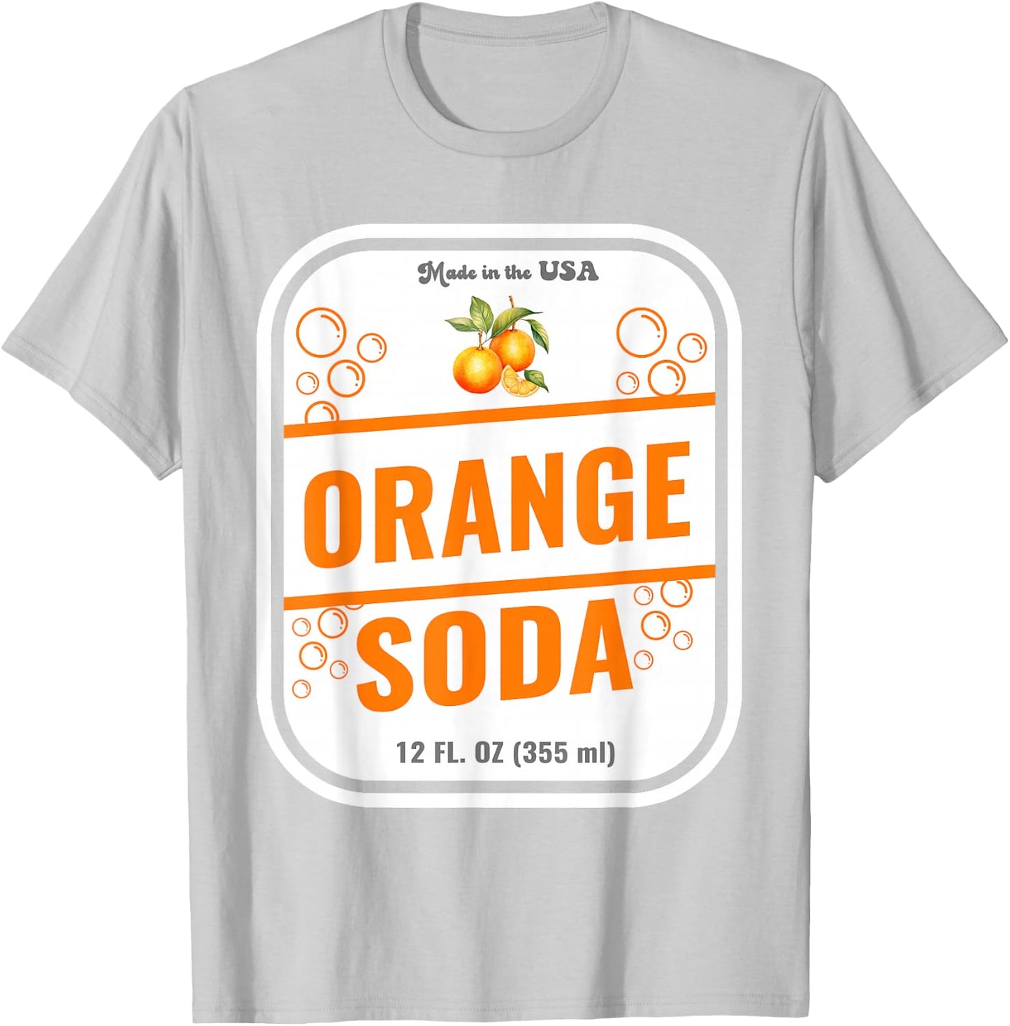 Halloween Costume Orange Soda Unique Group Costume Idea T-Shirt - T-Shirt | Ash