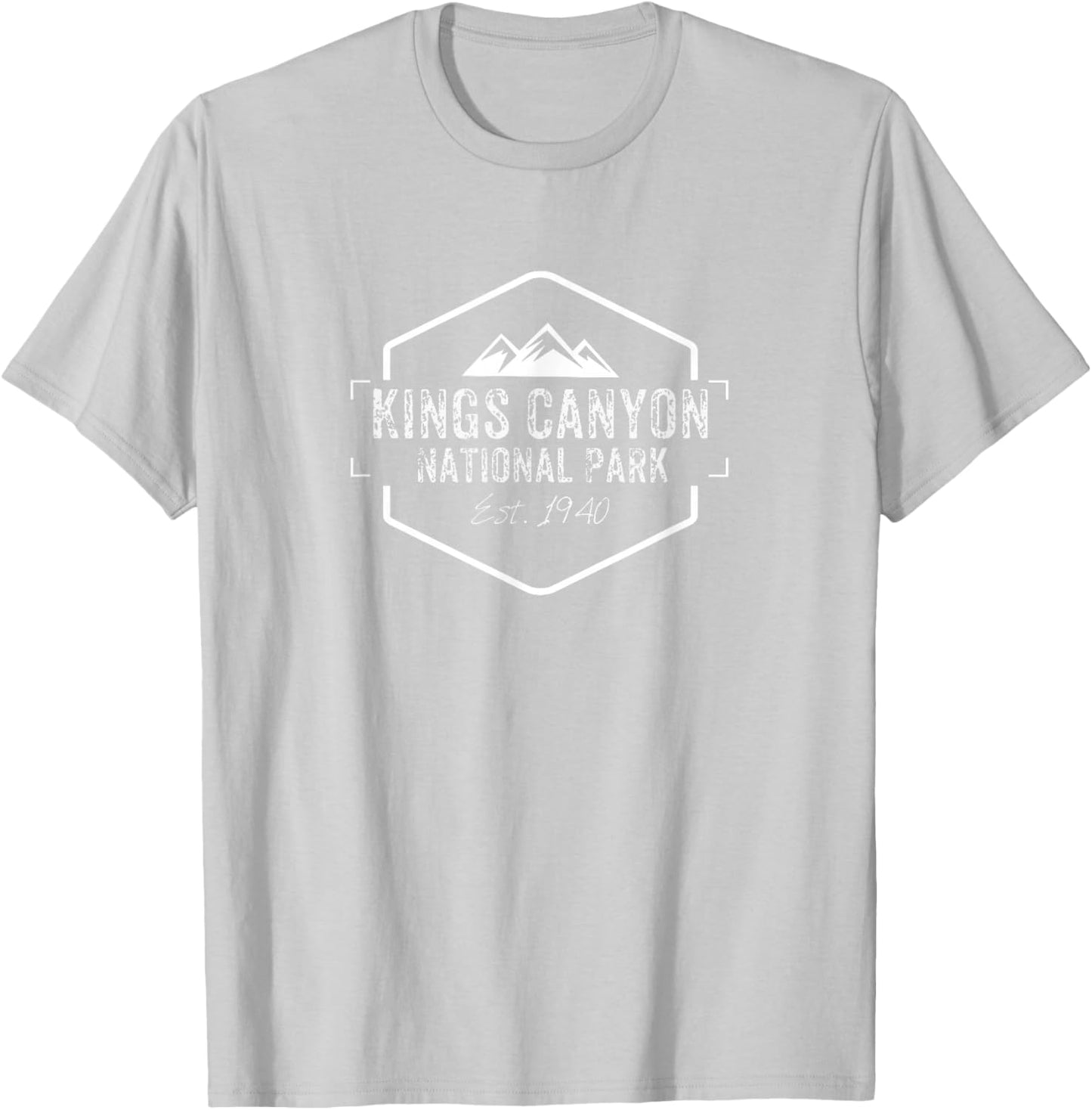 Kings Canyon National Park Sierra Nevada Shirt T-Shirt - T-Shirt | Ash