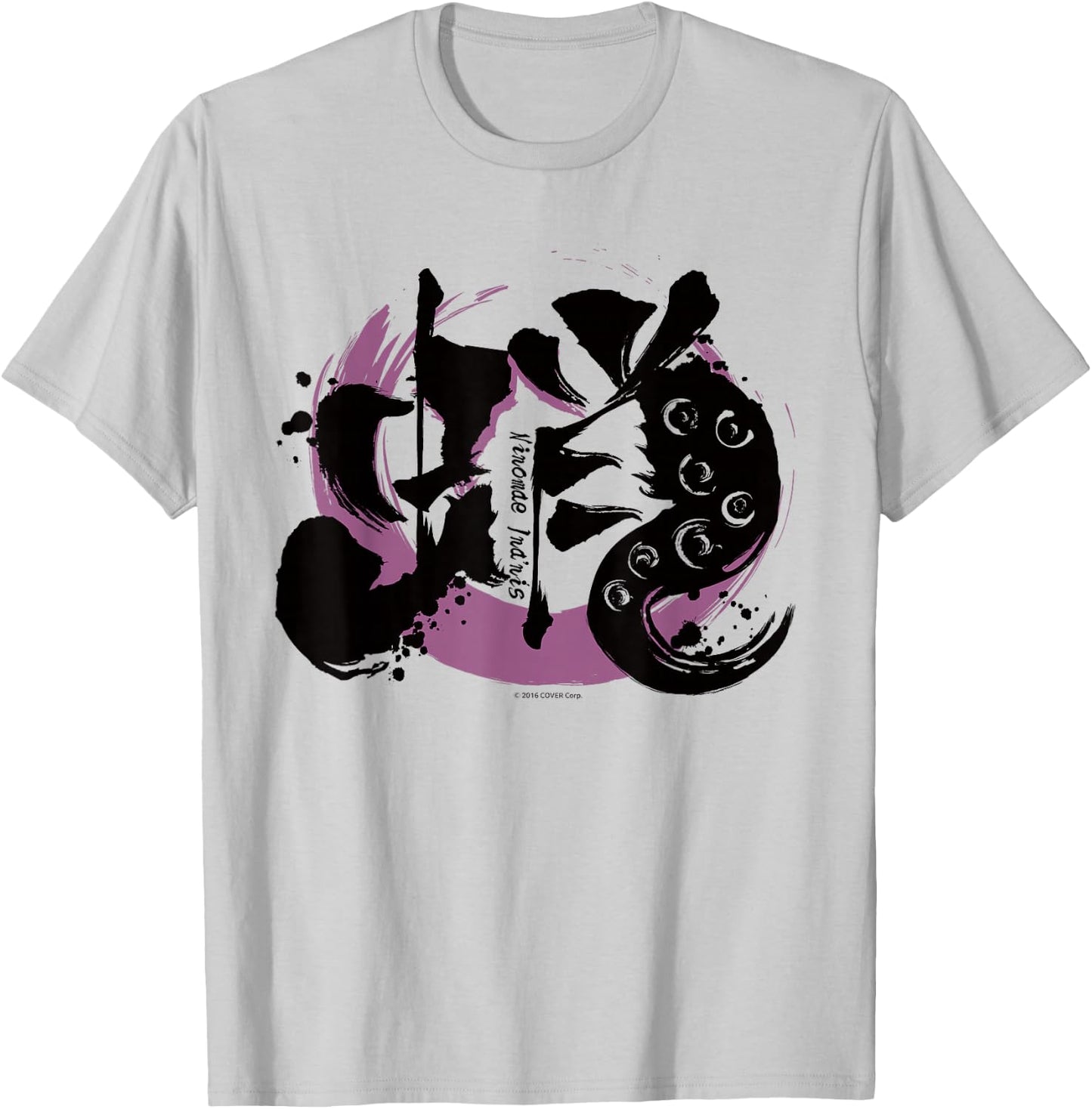【Ninomae Ina'nis】hololive KANJI - 蛸 T-Shirt - T-Shirt | Ash