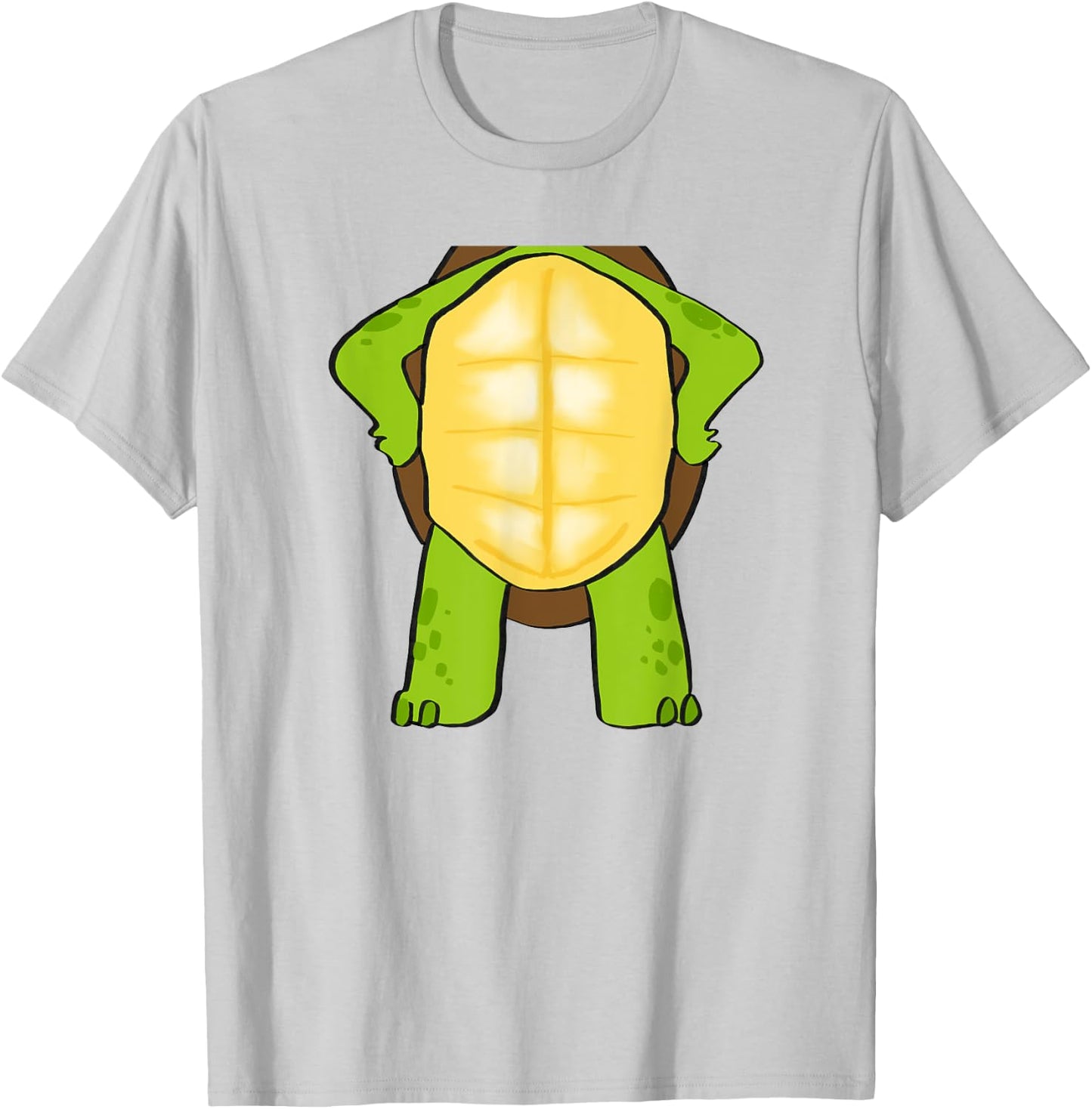 Easy Turtle Halloween Costume - Cute Tortoise Outfit T-Shirt - T-Shirt | Ash
