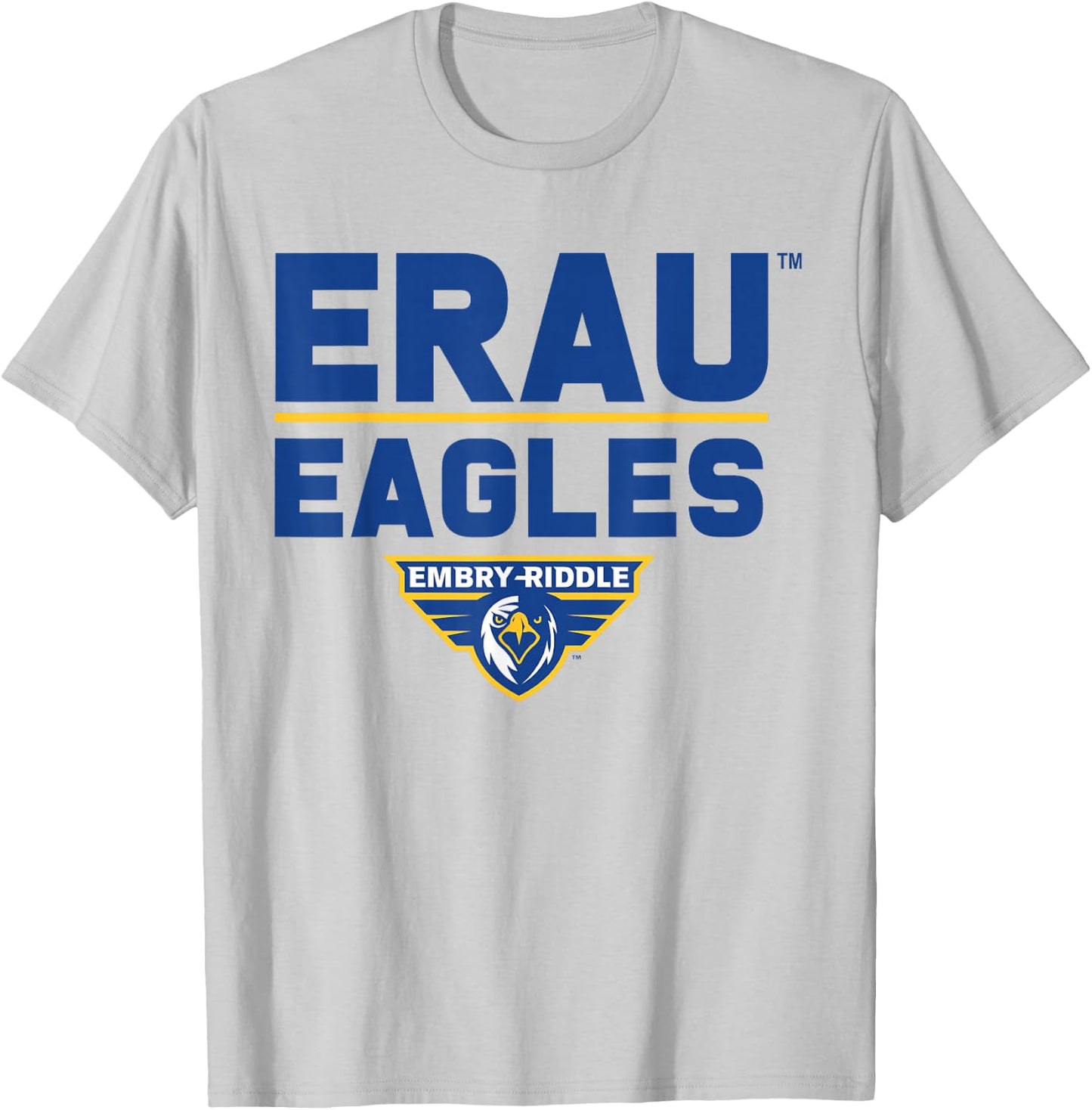 Embry Riddle Eagles | Official NCAA Merch | NCAFEMB003 T-Shirt - T-Shirt | Ash