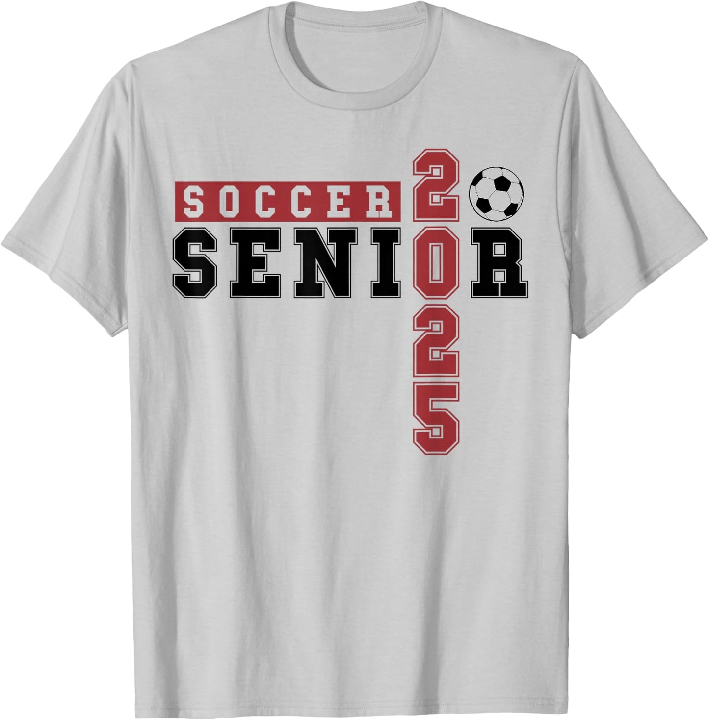 Soccer Senior Night Soccer Senior 2025 Graduation 32 T-Shirt - T-Shirt | Ash