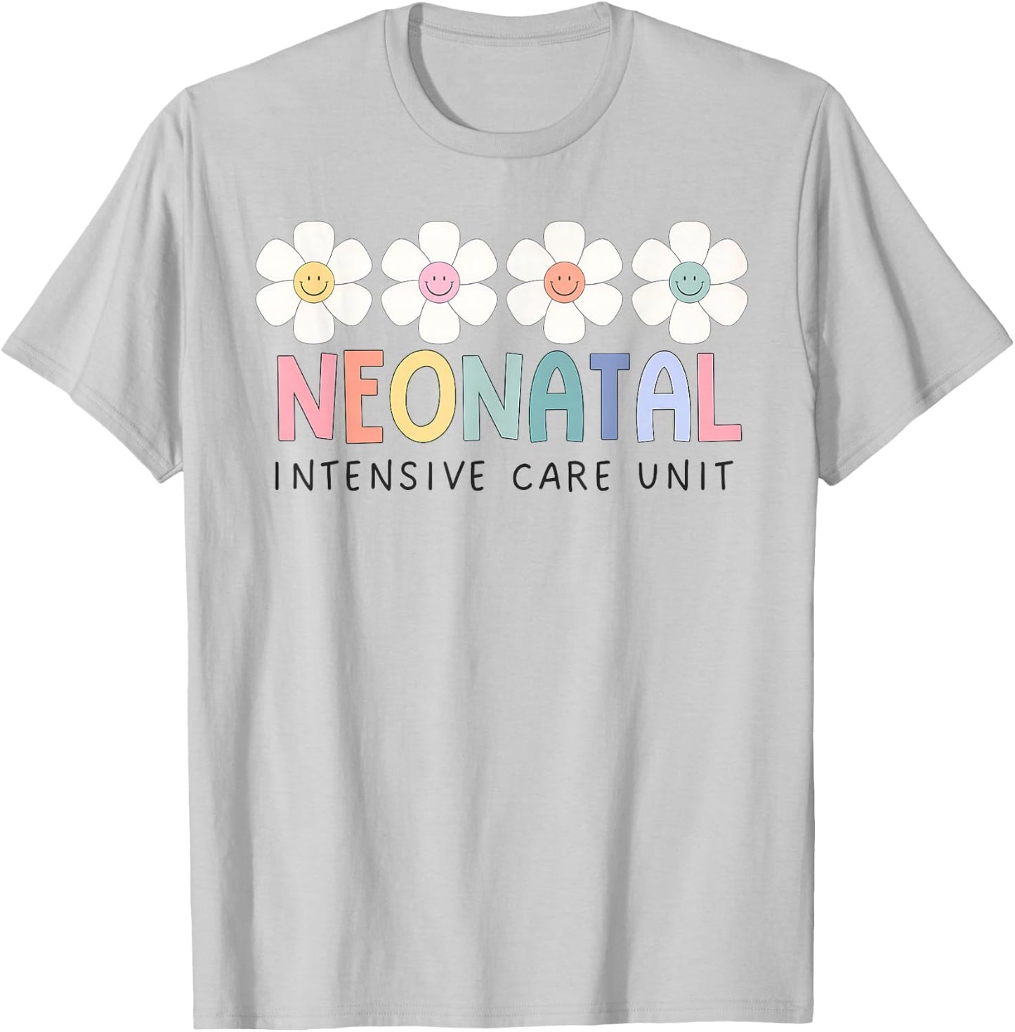 Neonatal Intensive Care Unit Nurse NICU Nurse Tiny Humans T-Shirt - T-Shirt | Ash