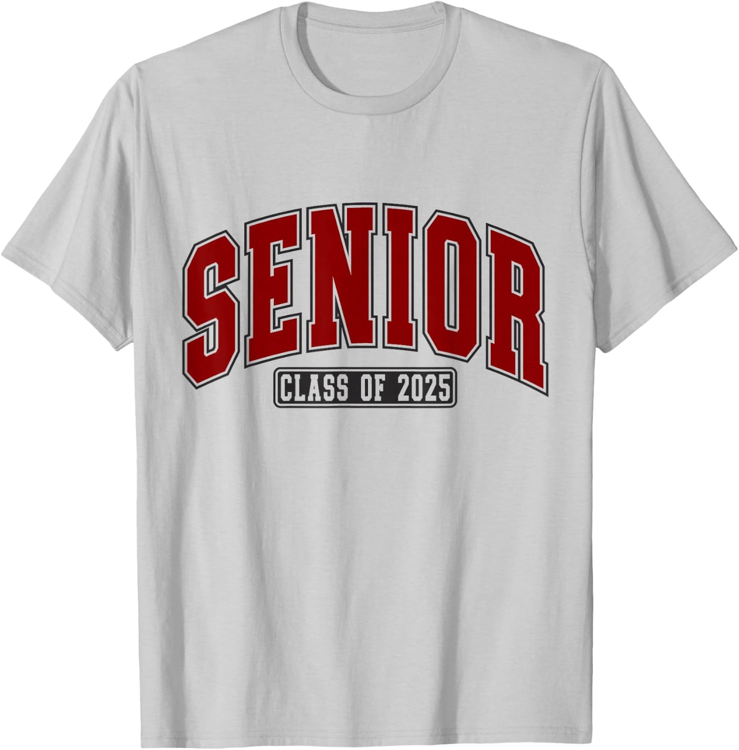 Class of 2025 Maroon High School College Seniors Graduation T-Shirt - T-Shirt | Ash