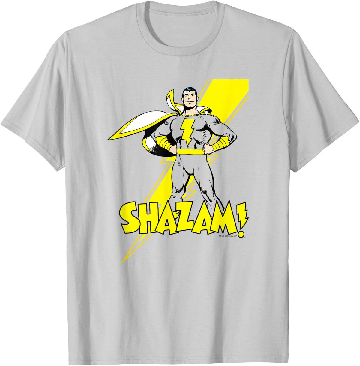 Shazam! Lightning Bolt T-Shirt - T-Shirt | Ash