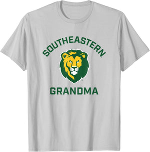 Southeastern Louisiana University Lions Arched Grandma T-Shirt - T-Shirt | Ash