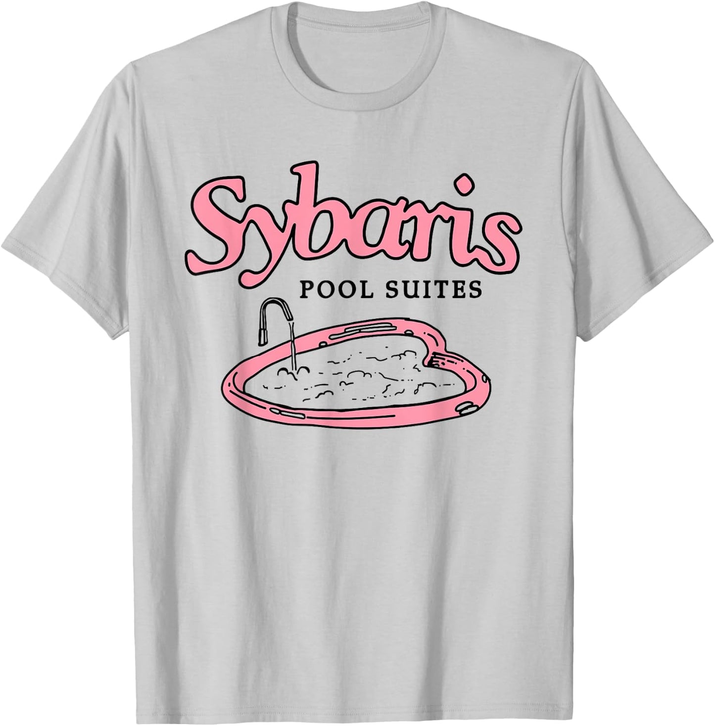 Sybaris Pool Suites Funny design T-Shirt - T-Shirt | Ash