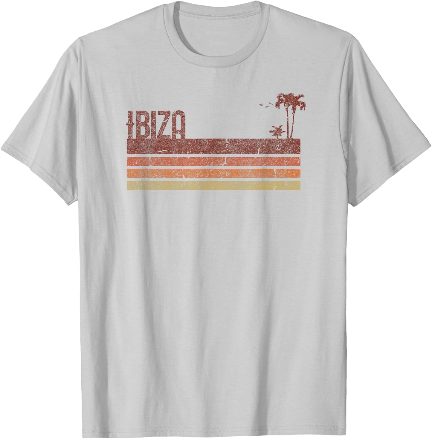 Ibiza Vintage 70s 80s Vacation T-Shirt - T-Shirt | Ash