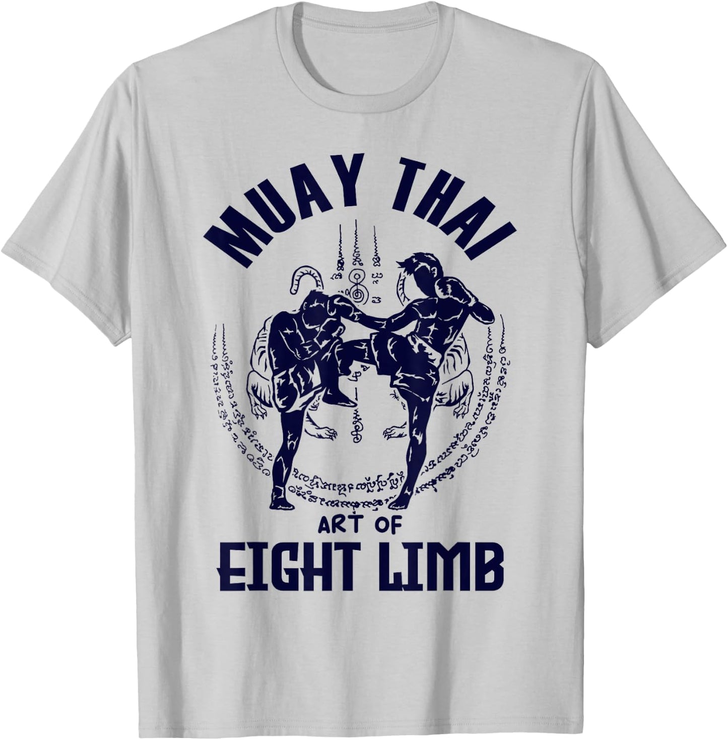 Muay Thai Art Of Eight Limb T-Shirt - T-Shirt | Ash
