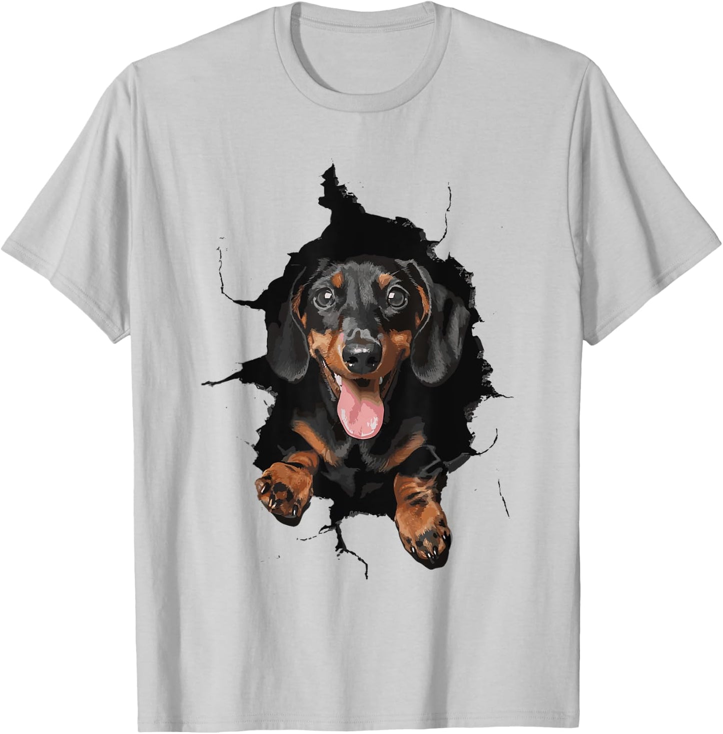 Dachshund T-Shirt - T-Shirt | Ash