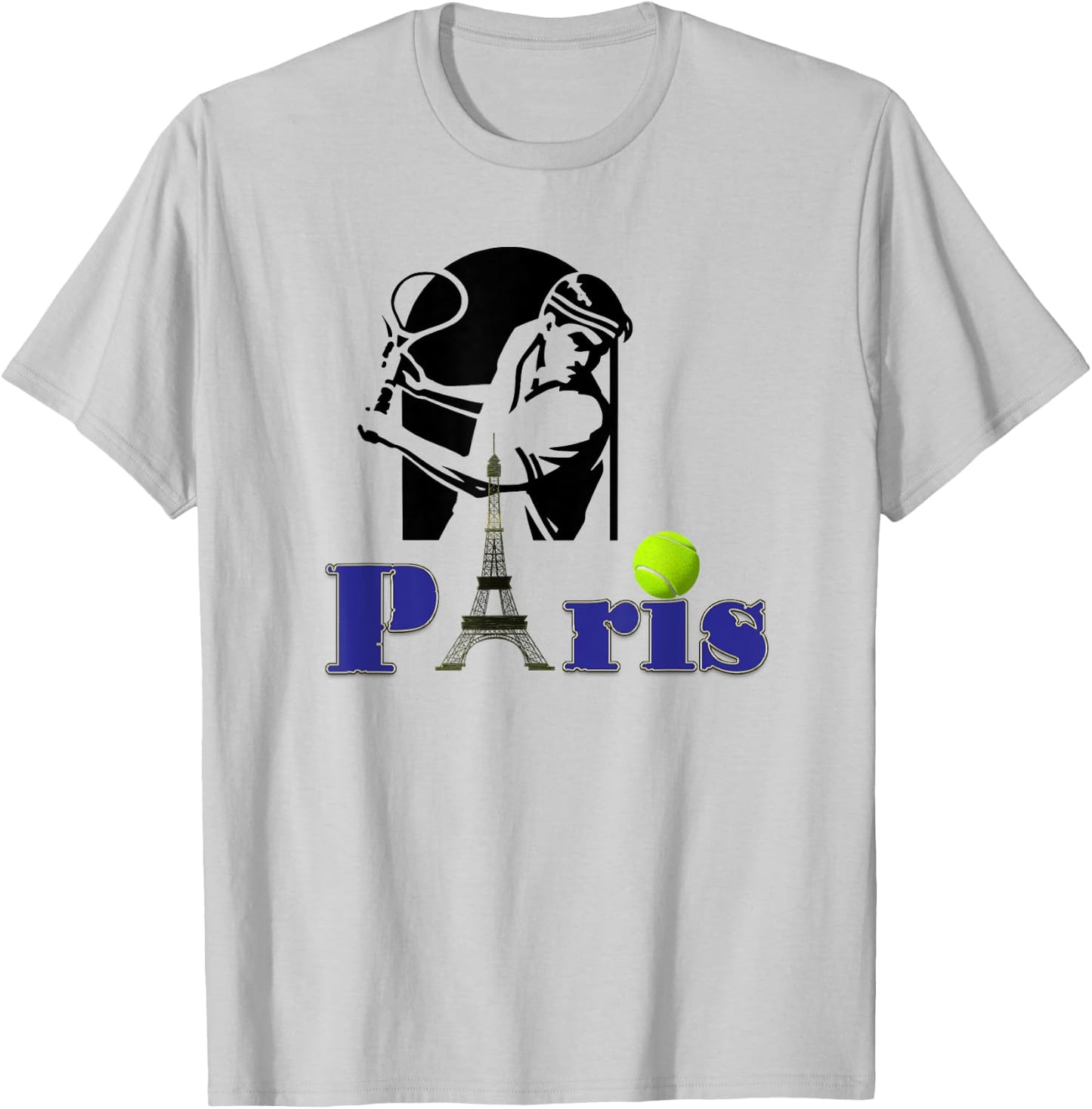 Roland Garros Paris Tennis T-Shirt - T-Shirt | Ash