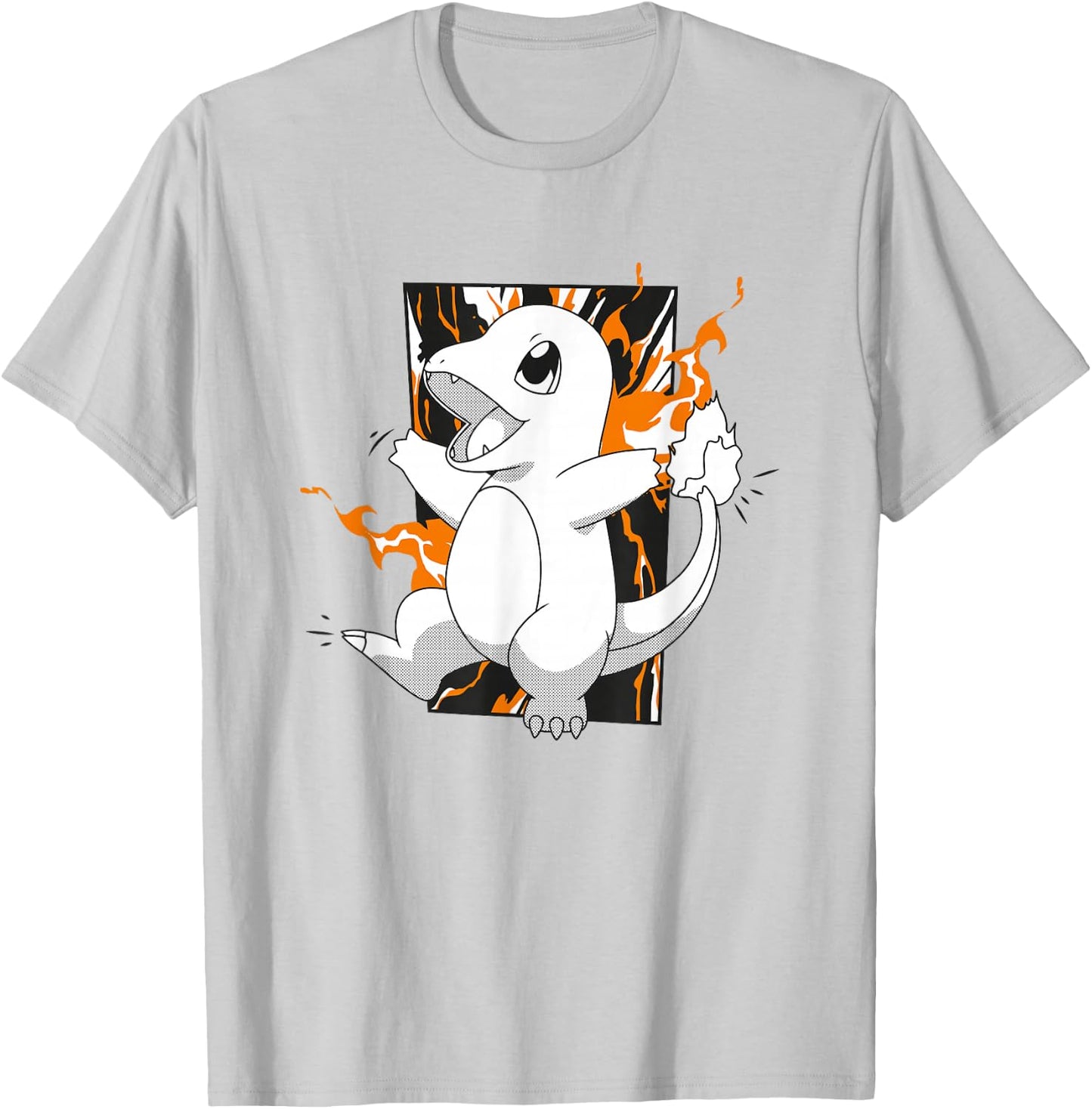 Pokémon Charmander Full Of Joy Fiery Shot Vintage T-Shirt - T-Shirt | Ash