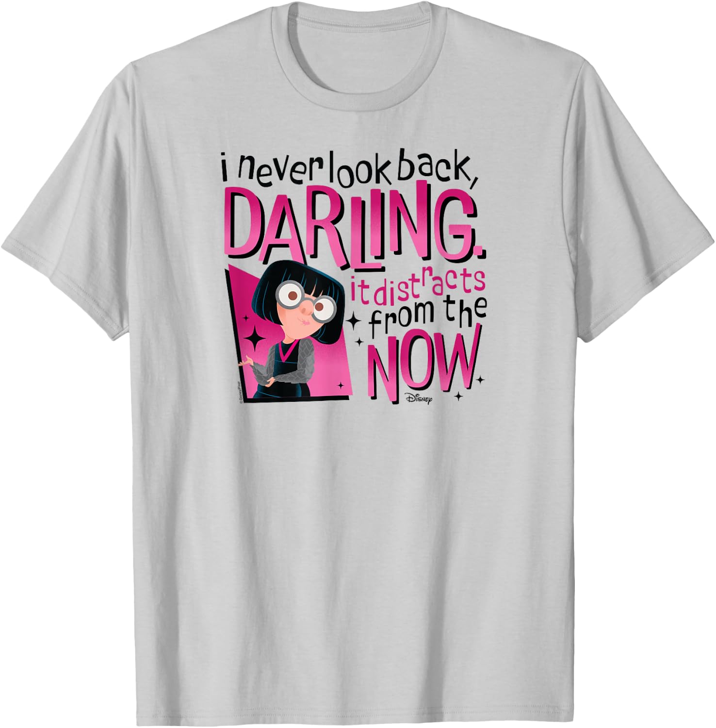 The Incredibles, The Incredibles 2 - Edna Never Look Back T-Shirt - T-Shirt | Ash