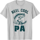 Reel Cool Pa Fishing Grandpa Vintage Style T-Shirt - T-Shirt | Ash