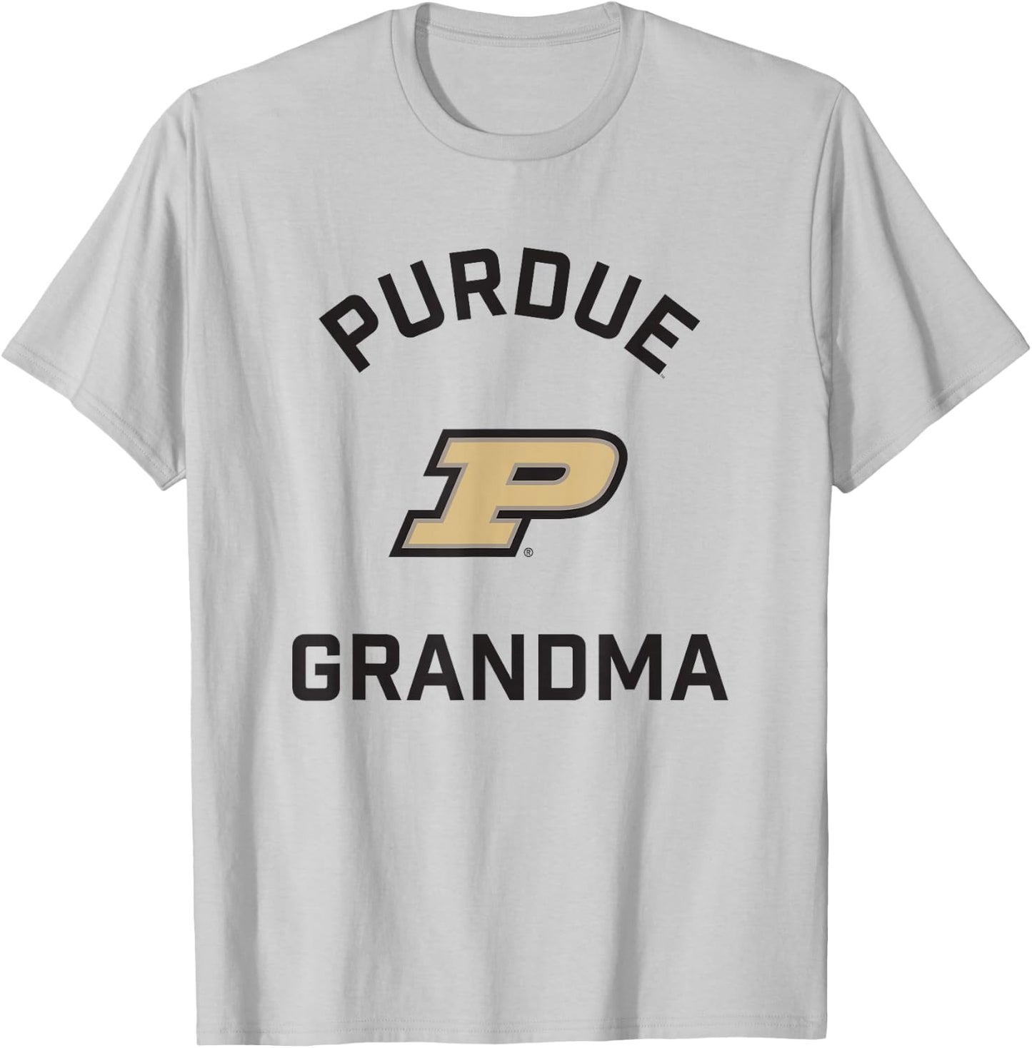 Purdue University Boilermakers Arched Grandma T-Shirt - T-Shirt | Ash