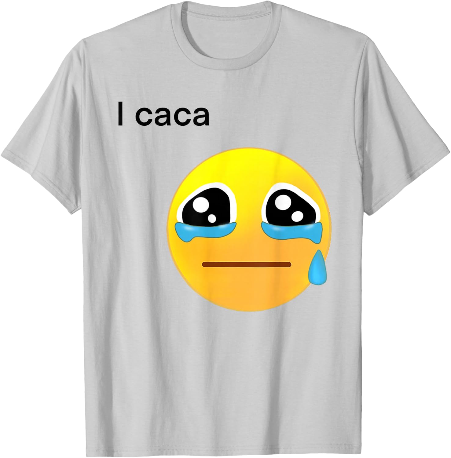 I Caca Icon Cry T-Shirt - T-Shirt | Ash