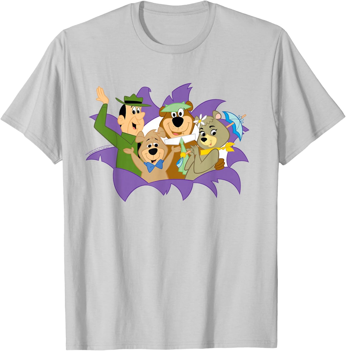 Yogi Bear and Friends That's All Folks T-Shirt - T-Shirt | Ash