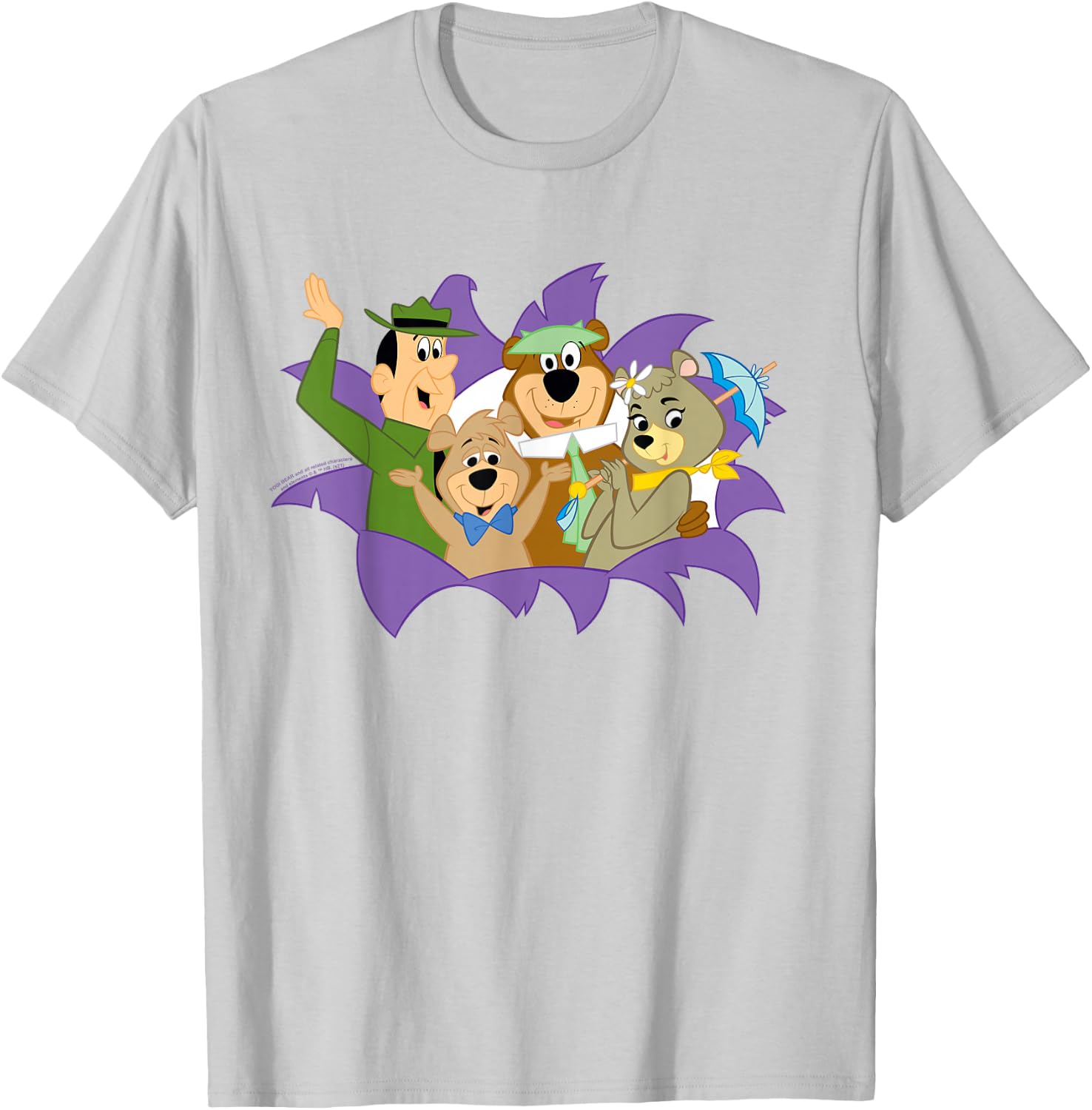 Yogi Bear and Friends That's All Folks T-Shirt - T-Shirt | Ash