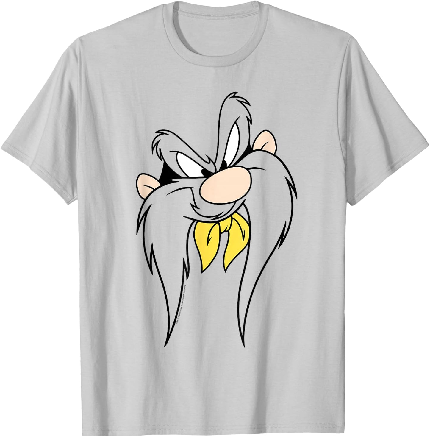 Looney Tunes Yosemite Sam Face T-Shirt - T-Shirt | Ash