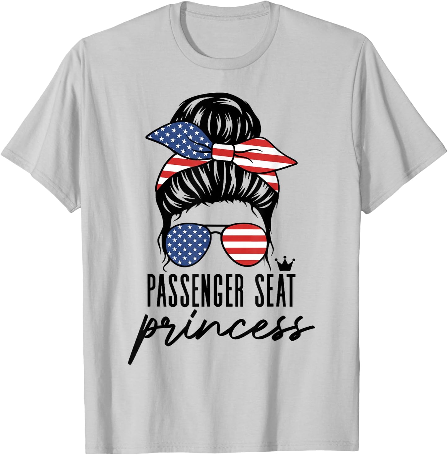 Passenger Seat Princess T-Shirt - T-Shirt | Ash