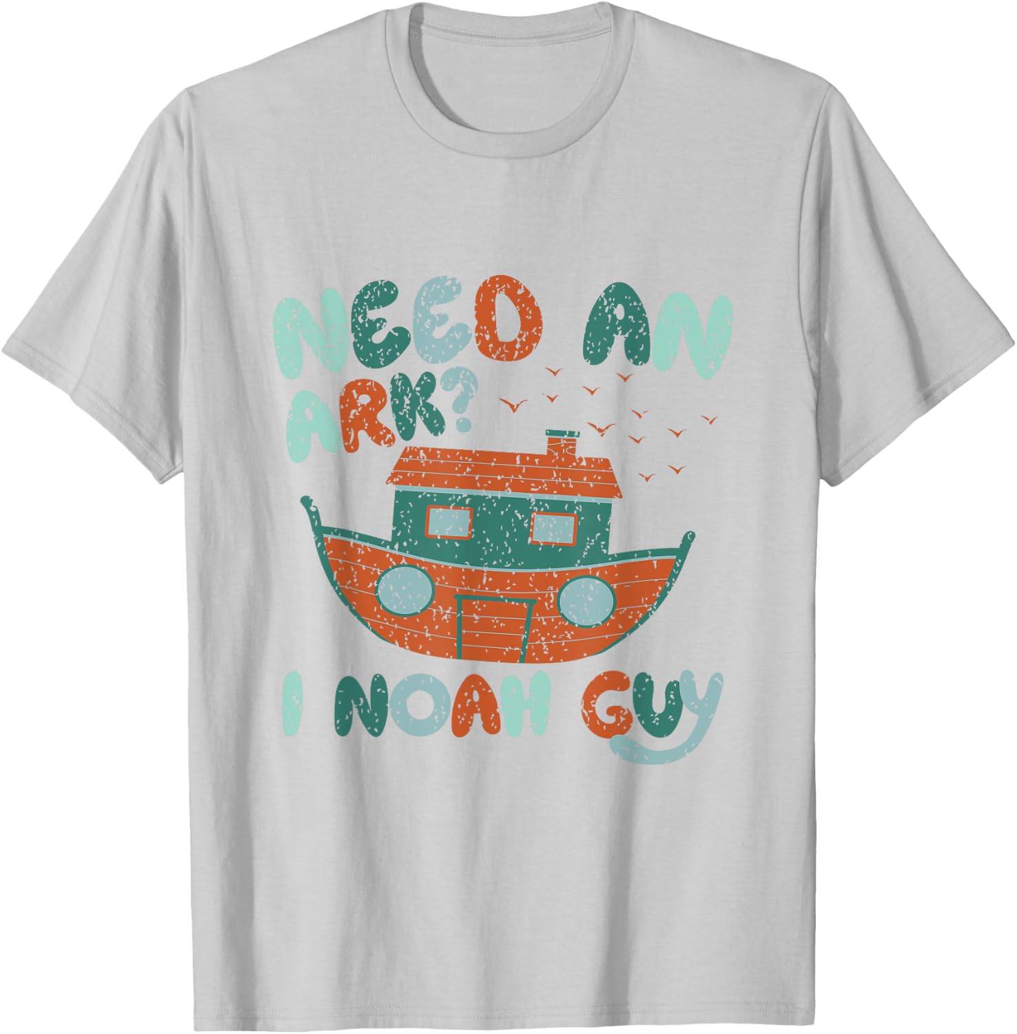 Need An Ark? I Noah Guy Christian Boys Funny T-Shirt - T-Shirt | Ash