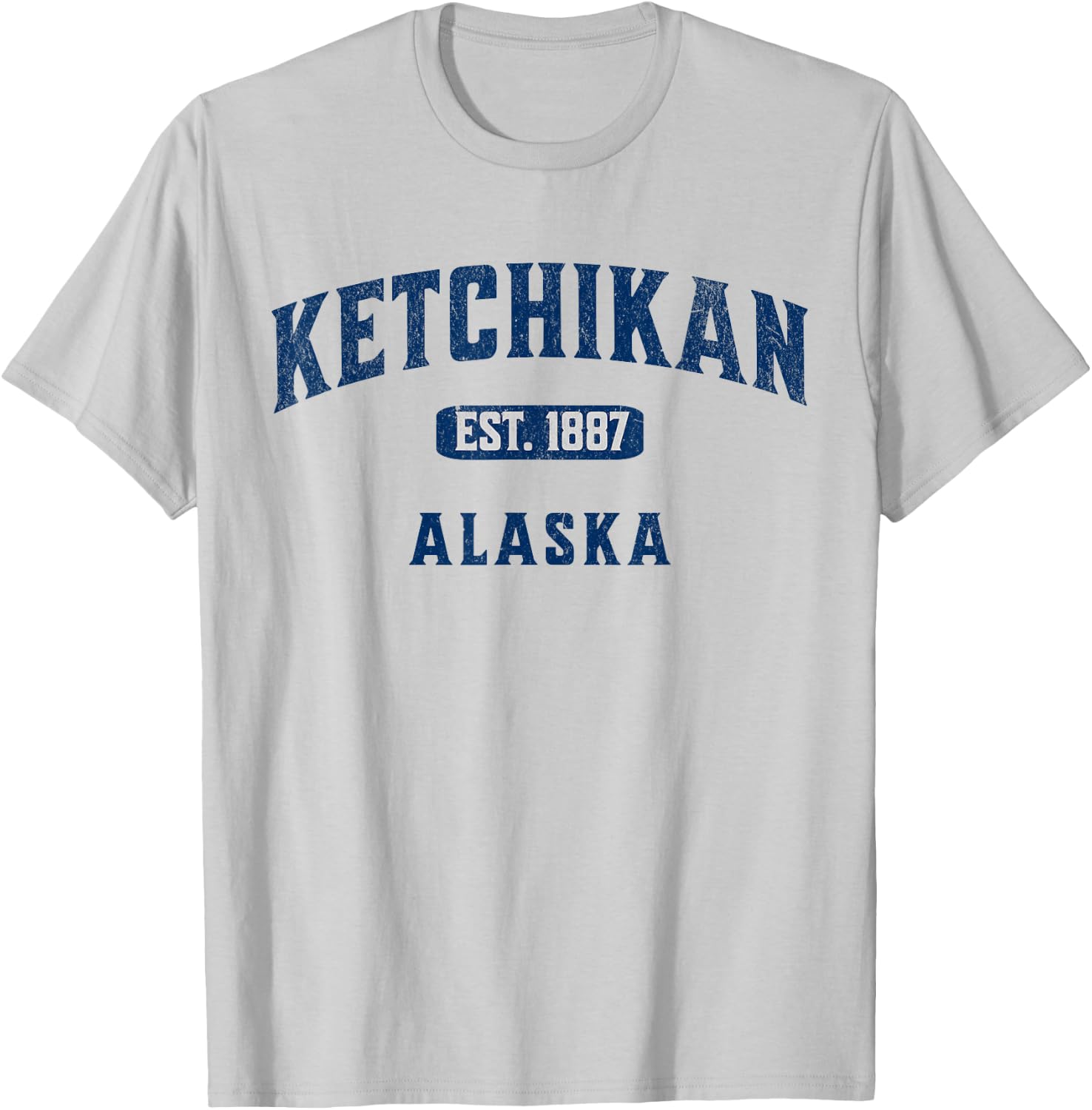 USA Vintage Merch Souvenir Visit Ketchikan Alaska T-Shirt - T-Shirt | Ash