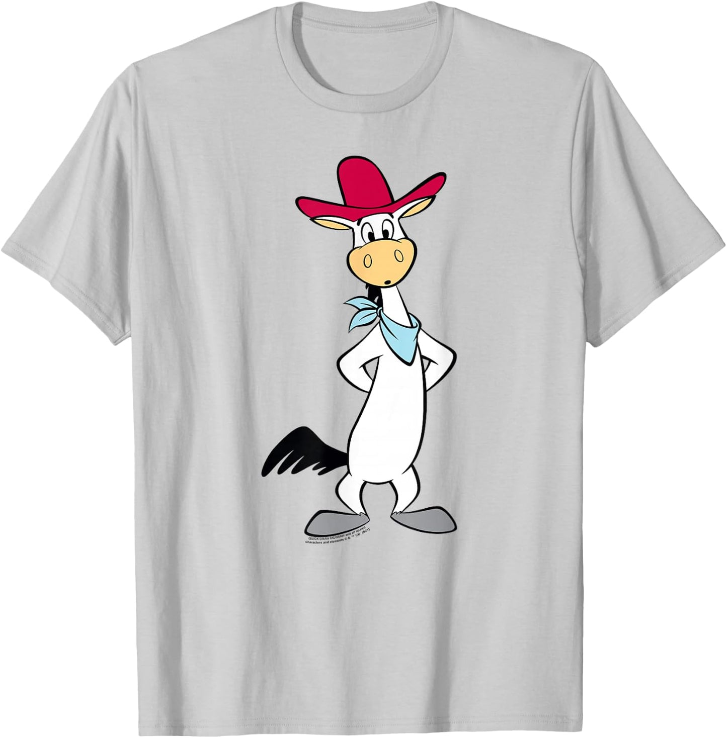 Quick Draw McGraw Quick Draw McGraw Character T-Shirt - T-Shirt | Ash