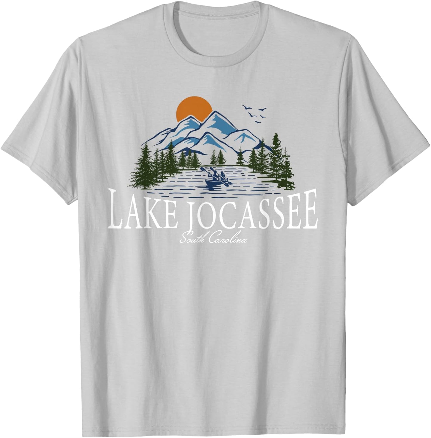 Lake Jocassee South Carolina T-Shirt - T-Shirt | Ash