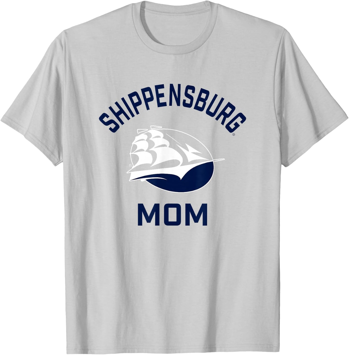 Shippensburg University Raiders Arched Mom T-Shirt - T-Shirt | Ash
