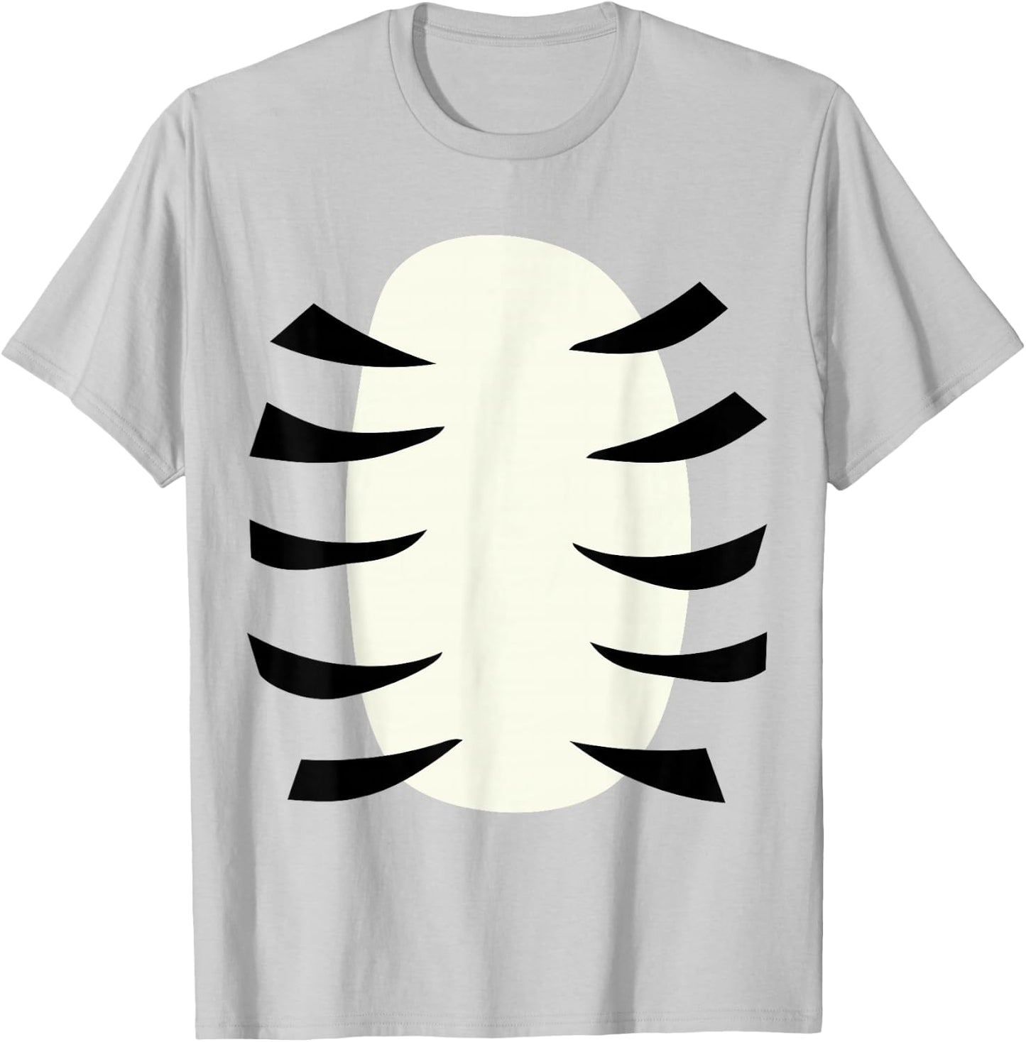 Funny lazy DIY tiger belly costume for halloween party T-Shirt - T-Shirt | Ash