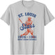 Vintage St. Louis Negro League Baseball Black History Month T-Shirt - T-Shirt | Ash