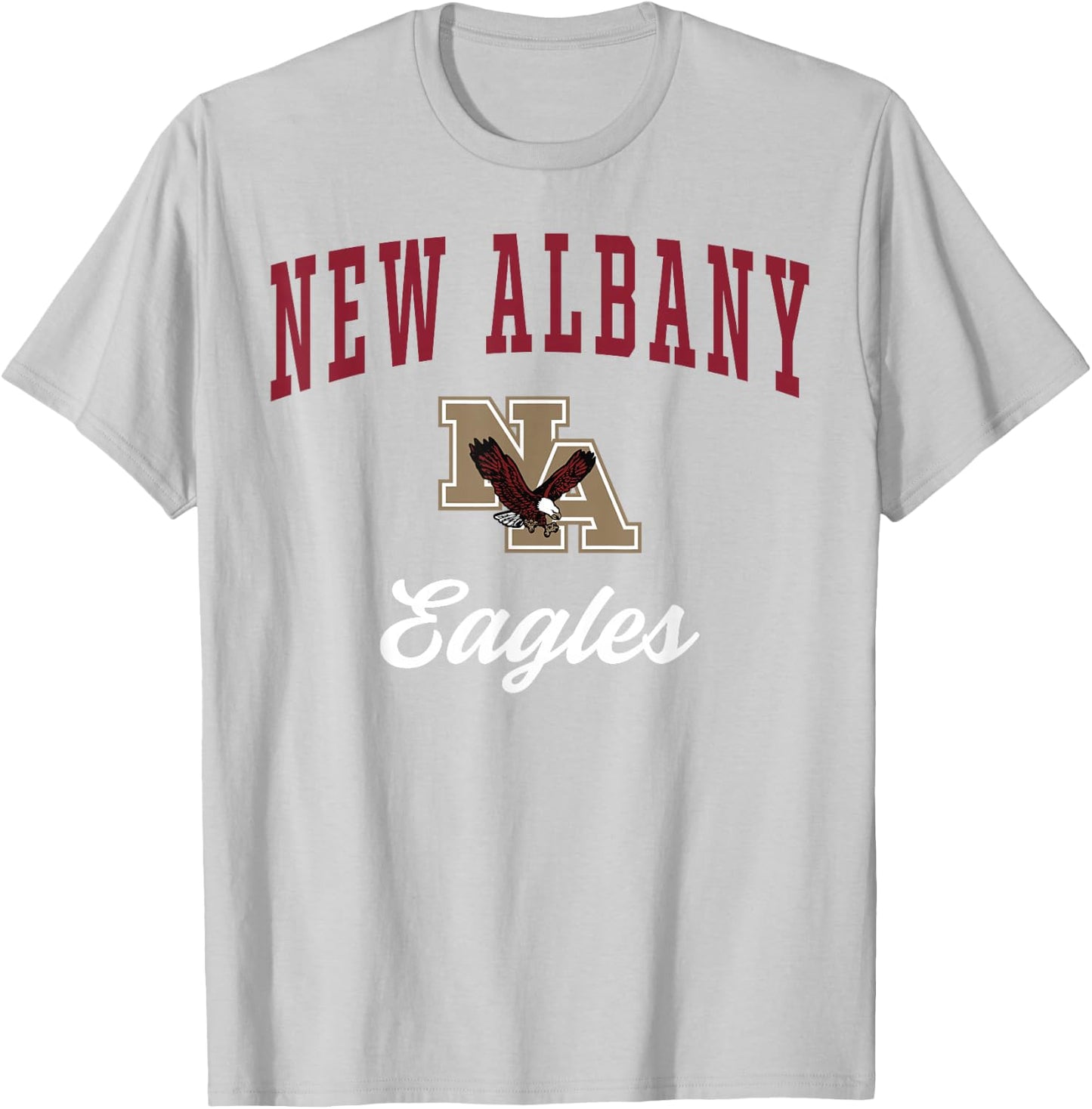 New Albany High School Eagles T-Shirt - T-Shirt | Ash