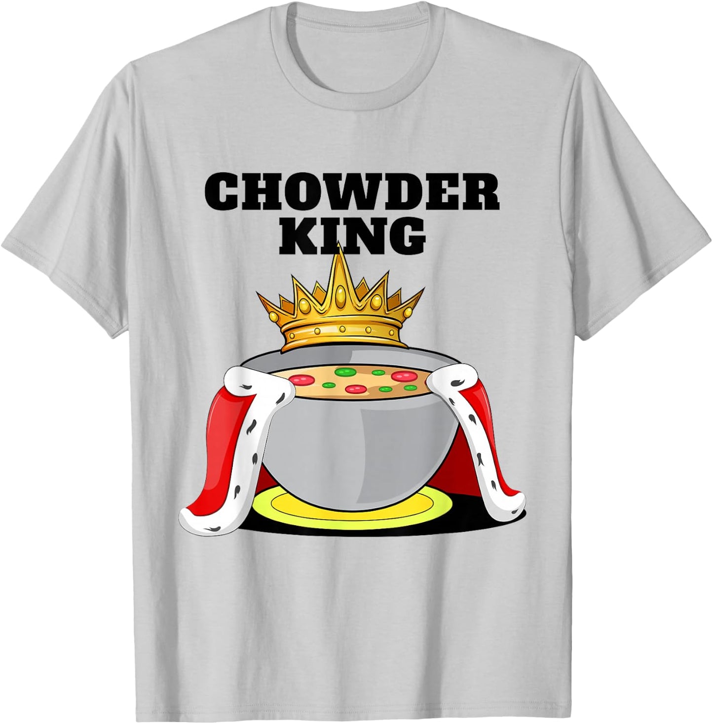 Chowder King | Chowder Lover Shirt | Cute Chowder T-Shirt - T-Shirt | Ash