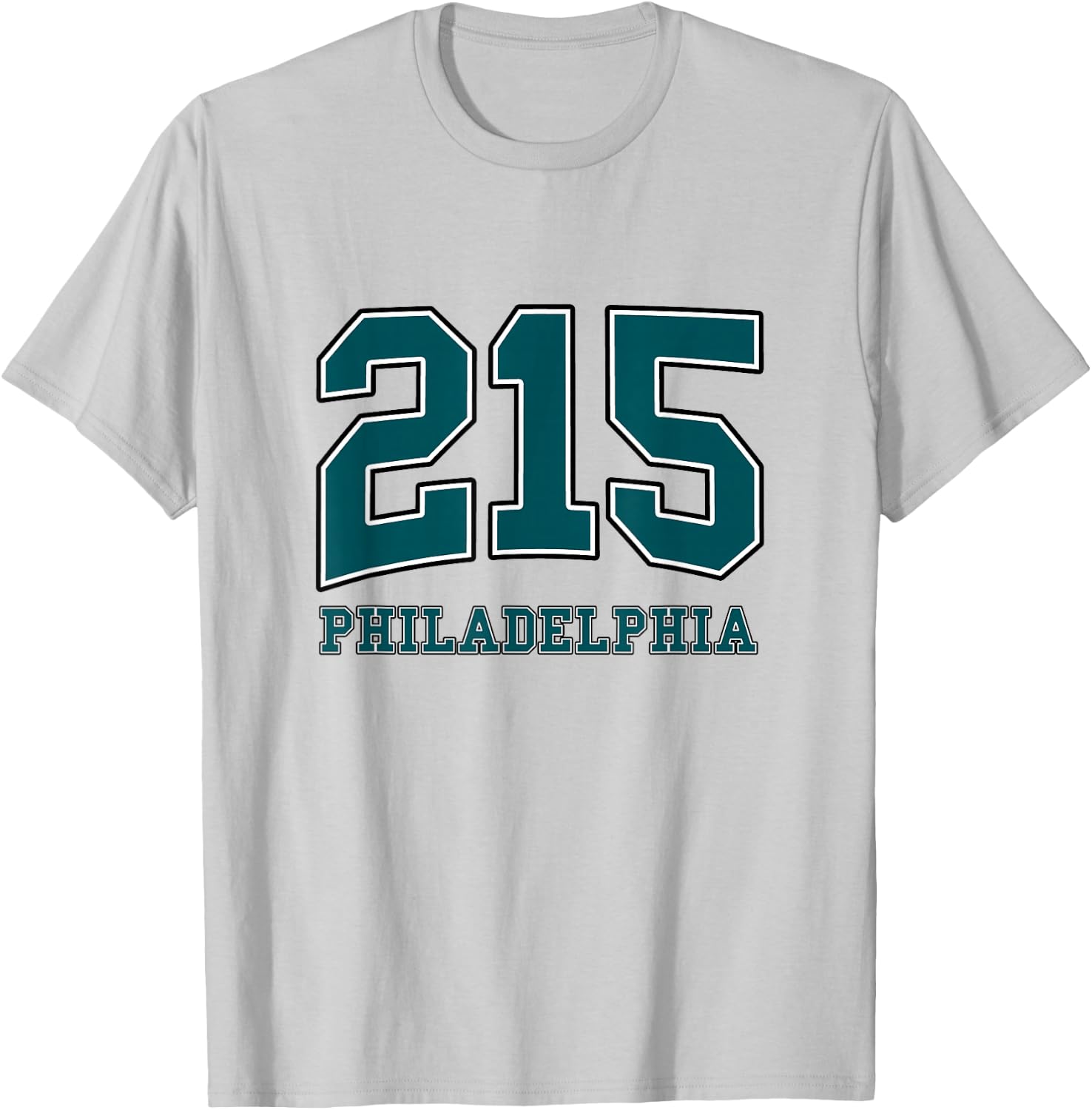 Philadelphia Area Code 215 - Hometown Pride - Classic T-Shirt - T-Shirt | Ash