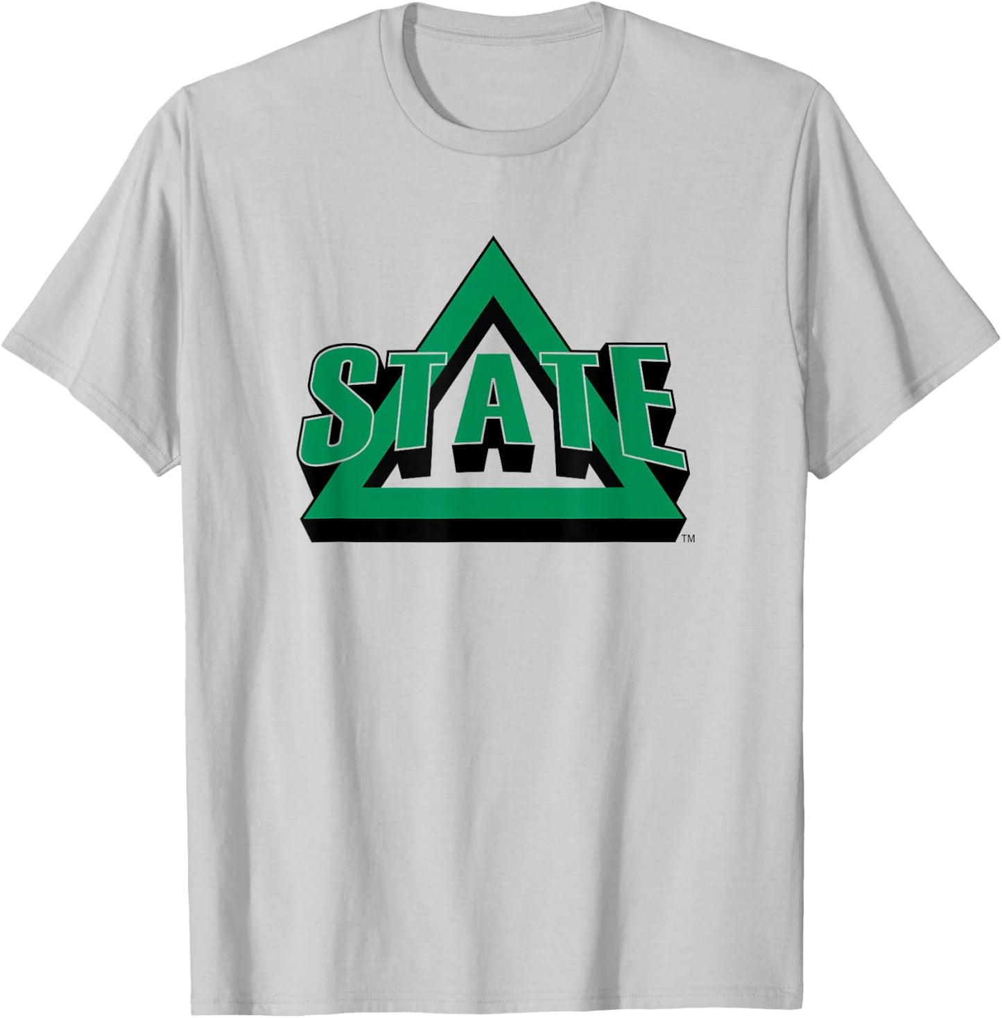 Delta State Statesmen Icon White Officially Licensed T-Shirt - T-Shirt | Ash